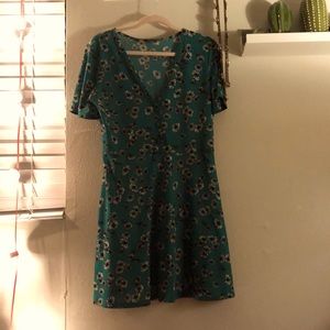 Daisy hunter-green tunic dress